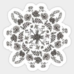 Flower Mandala Platinum Sticker